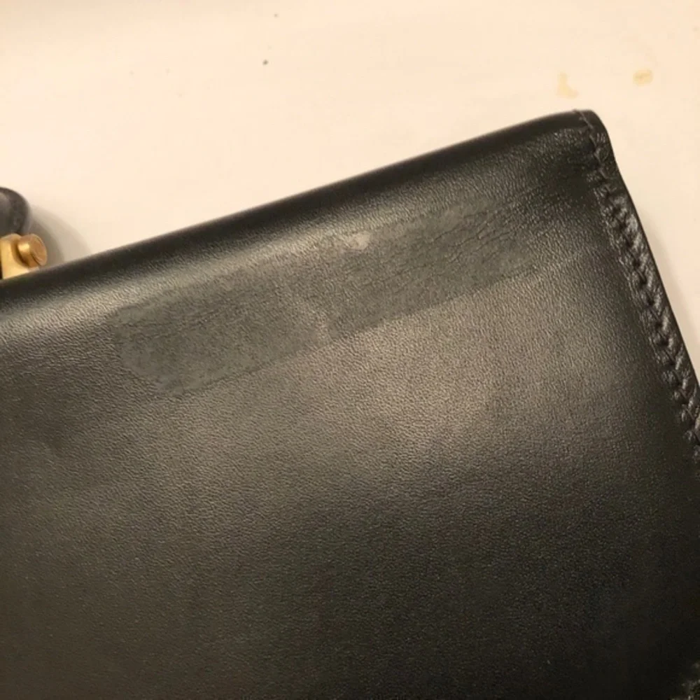 Loewe briefcase black leather made in Spain